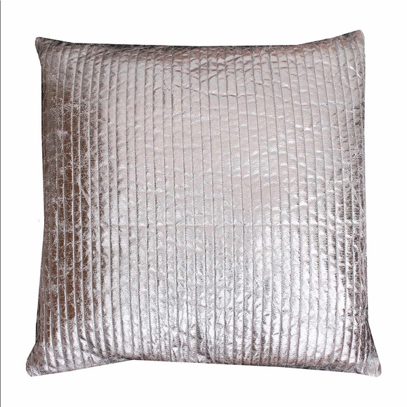 Anthropologie Other - 💕x4HP💕2 Silver metallic throw pillows